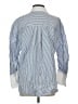 Zara Stripes Blue Long Sleeve Button-Down Shirt Size S - photo 2