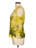 Jones Wear 100% Polyester Yellow Sleeveless Blouse Size 10 (petite) - photo 5
