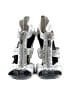 MICHAEL Michael Kors 100% Leather Metallic Silver Sandals Size 8 - photo 2