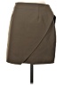 TOBI Solid Brown Casual Skirt Size S - photo 2