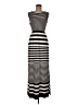 Studio One Stripes Black Casual Dress Size 6 - photo 1