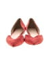 J.Crew 100% Leather Color Block Red Flats Size 8 - photo 2