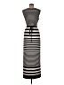 Studio One Stripes Black Casual Dress Size 6 - photo 2