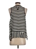 Monteau 100% Polyester Black Sleeveless Top Size S - photo 2