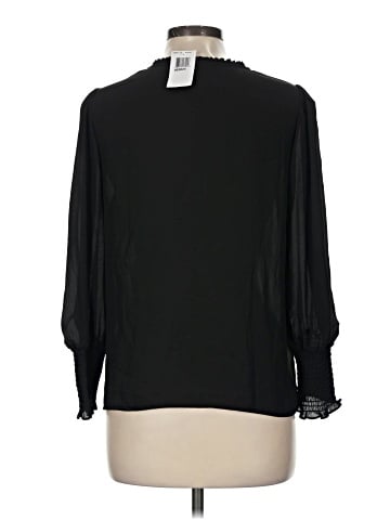 Aqua 3/4 Sleeve Blouse (view 2)