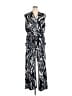 Tiana B. Animal Print Black Jumpsuit Size 1X - photo 1