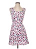 Forever 21 100% Polyester Floral White Casual Dress Size S - photo 1