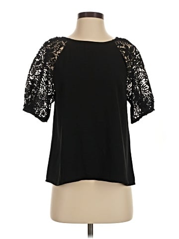 Ultra Pink Short Sleeve Blouse (view 1)