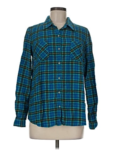 Natural Reflections Long Sleeve Button-Down Shirt (view 1)
