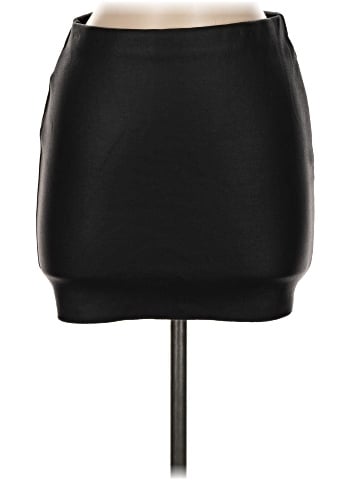 Zara Faux Leather Skirt (view 1)
