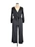 Amour Vert Chevron-herringbone Gray Jumpsuit Size XL - photo 1