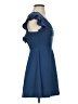 Love & Piece Solid Blue Cocktail Dress Size XS - photo 4