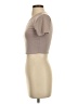 Lovers + Friends Tan Short Sleeve Turtleneck Size XS - photo 5