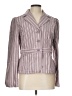 Ann Taylor LOFT Stripes Purple Blazer Size 10 - photo 1