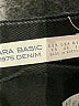 Zara Basic 100% Baumwolle Solid Black Denim Skirt Size XS - photo 4