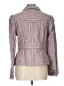 Ann Taylor LOFT Stripes Purple Blazer Size 10 - photo 2