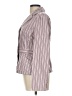 Ann Taylor LOFT Stripes Purple Blazer Size 10 - photo 5