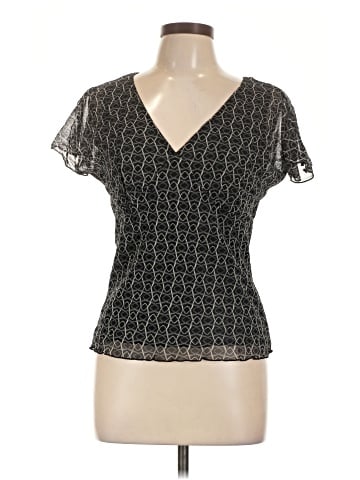 New York & Company Short Sleeve Blouse (view 1)