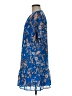 Collective Concepts 100% Polyester Paisley Blue Casual Dress Size M - photo 5