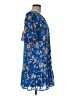 Collective Concepts 100% Polyester Paisley Blue Casual Dress Size M - photo 4
