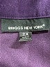 Briggs New York Purple Jacket Size 2X - photo 6