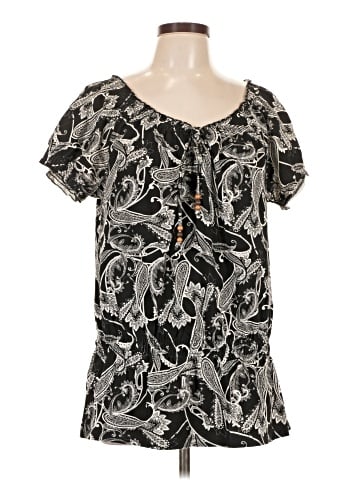 Croft & Barrow Short Sleeve Blouse (view 1)