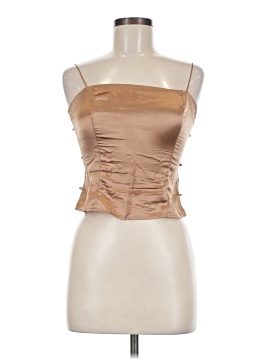 Reformation Sleeveless Silk Top