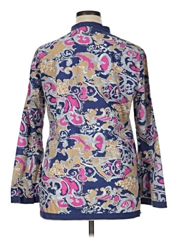 MICHAEL Michael Kors Long Sleeve Blouse (view 2)
