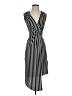 Bar III Stripes Black Casual Dress Size XXS - photo 1