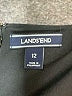 Lands' End Solid Black Cocktail Dress Size 12 - photo 7