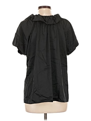 New York & Company Short Sleeve Blouse (view 2)