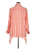 Zac & Rachel Stripes Orange 3/4 Sleeve Blouse Size 1X - photo 2