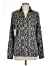 Mossimo Black Long Sleeve Blouse Size L - photo 1