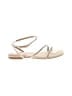 Larroudé Ivory Sandals Size 8 - photo 1