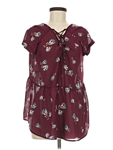 Xhilaration Short Sleeve Blouse (view 1)
