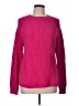 Lauren by Ralph Lauren Solid Pink Pullover Sweater Size L - photo 1