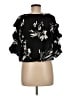 CeCe 100% Polyester Black 3/4 Sleeve Blouse Size M - photo 2