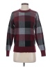 Tahari Plaid Burgundy Pullover Sweater Size S - photo 1
