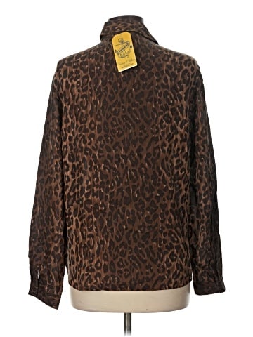 Jones New York Long Sleeve Silk Top (view 2)