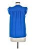 Kenar 100% Polyester Blue Short Sleeve Blouse Size M - photo 2
