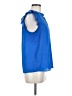 Kenar 100% Polyester Blue Short Sleeve Blouse Size M - photo 4
