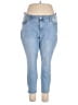 wonderly Solid Blue Jeans Size 18 - photo 1
