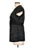 Express Design Studio Black Short Sleeve Blouse Size L - photo 5
