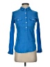 Boden 100% Cotton Blue Long Sleeve Button-Down Shirt Size 4 - photo 1