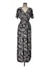 West Loop Paisley Black Casual Dress Size L - photo 1