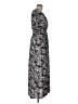 West Loop Paisley Black Casual Dress Size L - photo 4