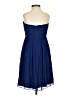 J.Crew 100% Silk Solid Blue Cocktail Dress Size 4 - photo 2