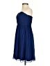 J.Crew 100% Silk Solid Blue Cocktail Dress Size 4 - photo 5