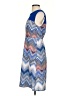 BCBGMAXAZRIA 100% Polyester Chevron-herringbone Blue Casual Dress Size 2 - photo 5