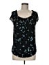CeCe Teal Short Sleeve Blouse Size M - photo 1
